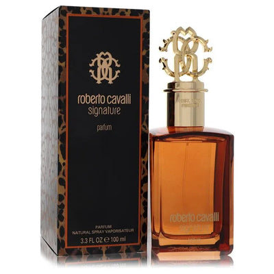 An image displaying Roberto Cavalli New by Roberto Cavalli Eau De Parfum Spray 3.4 oz for Women by Roberto Cavalli