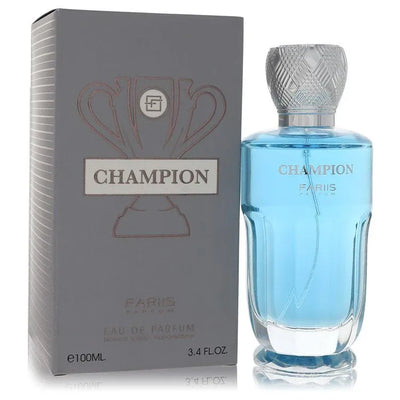 An image displaying Fariis Champion by Fariis Parfum Eau De Parfum Spray 3.4 oz for Men by Fariis Parfum