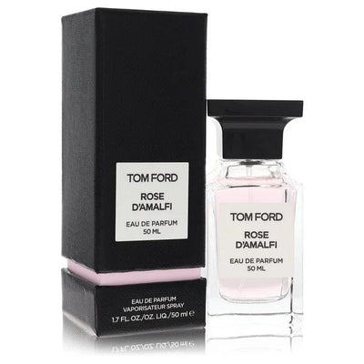 An image displaying Tom Ford Rose D'amalfi by Tom Ford Eau De Parfum Spray 1.7 oz for Women by Tom Ford