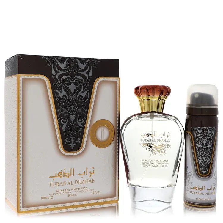 An image displaying Ard Al Zaafaran Turab Al Dhabah by Al Zaafaran Eau De Parfum Spray with 1.7 oz Perfumed Spray 3.4 oz for Women by Al Zaafaran