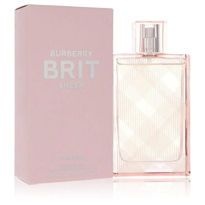 An image displaying Burberry Brit Sheer by Burberry Eau De Toilette Spray for Women by Burberry