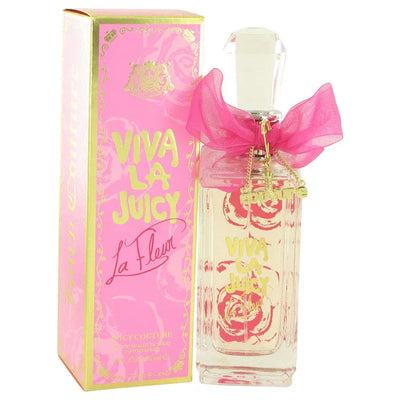 An image displaying Viva La Juicy La Fleur by Juicy Couture Eau De Toilette Spray for Women by Juicy Couture
