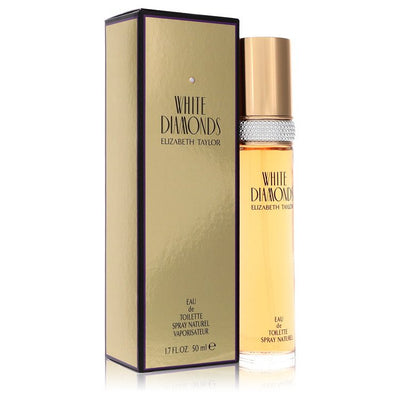 An image displaying WHITE DIAMONDS by Elizabeth Taylor Eau De Toilette Spray for Women by Elizabeth Taylor