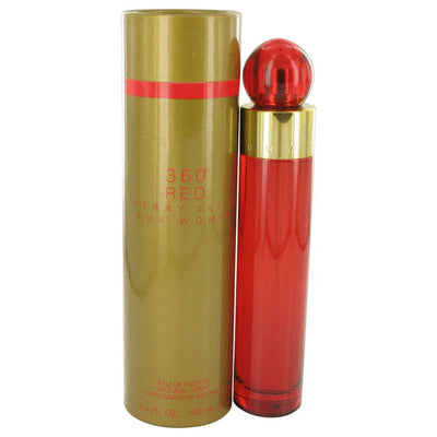 An image displaying Perry Ellis 360 Red by Perry Ellis Eau De Parfum Spray for Women by Perry Ellis