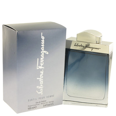 An image displaying Subtil by Salvatore Ferragamo Eau De Toilette Spray for Men by Salvatore Ferragamo
