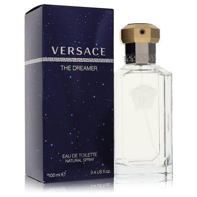 An image displaying DREAMER by Versace Eau De Toilette Spray for Men by Versace