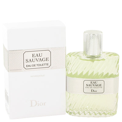 An image displaying EAU SAUVAGE by Christian Dior Eau De Toilette Spray for Men by Christian Dior
