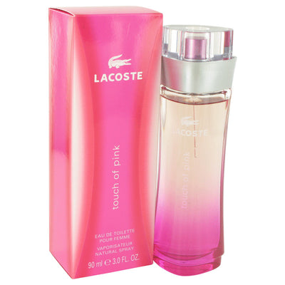 An image displaying Touch of Pink by Lacoste Eau De Toilette Spray for Women by Lacoste