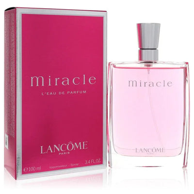 An image displaying MIRACLE by Lancome Eau De Parfum Spray for Women by Lancome