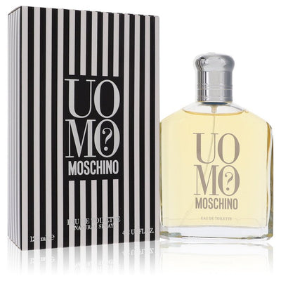 An image displaying UOMO MOSCHINO by Moschino Eau De Toilette Spray 4.2 oz for Men by Moschino