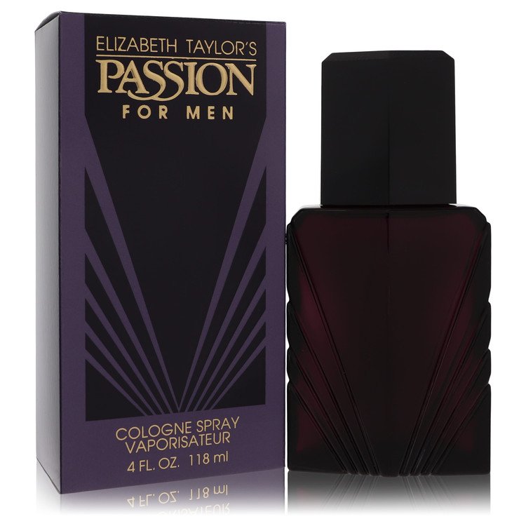 An image displaying PASSION by Elizabeth Taylor Cologne Spray for Men by Elizabeth Taylor