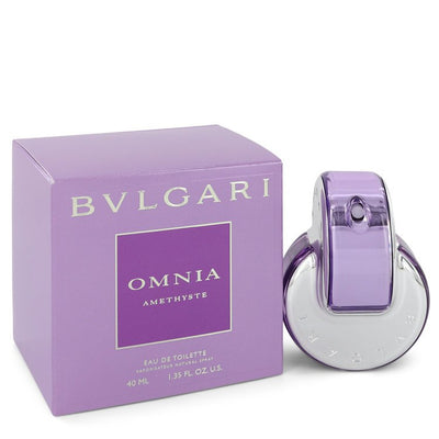 An image displaying Omnia Amethyste by Bvlgari Eau De Toilette Spray for Women by Bvlgari