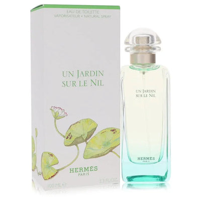 An image displaying Un Jardin Sur Le Nil by Hermes Eau De Toilette Spray for Women by Hermes