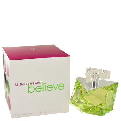 An image displaying Believe by Britney Spears Eau De Parfum Spray for Women by Britney Spears