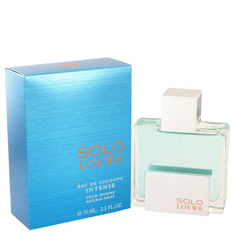 An image displaying Solo Intense by Loewe Eau De Cologne Spray for Men by Loewe