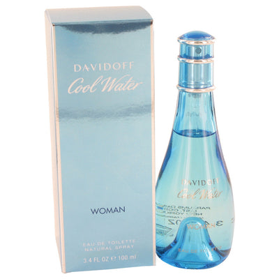 An image displaying COOL WATER by Davidoff Eau De Toilette Spray for Women by Davidoff