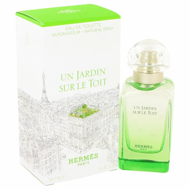 An image displaying Un Jardin Sur Le Toit by Hermes Eau De Toilette Spray for Women by Hermes