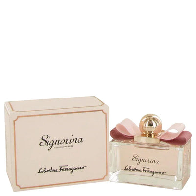 An image displaying Signorina by Salvatore Ferragamo Eau De Parfum Spray for Women by Salvatore Ferragamo
