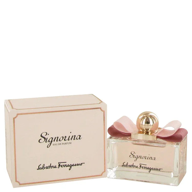 An image displaying Signorina by Salvatore Ferragamo Eau De Parfum Spray for Women by Salvatore Ferragamo