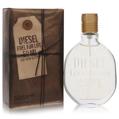 An image displaying Fuel For Life by Diesel Eau De Toilette Spray for Men by Diesel