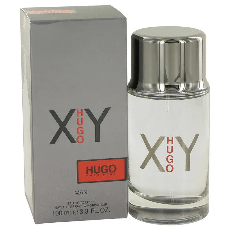 An image displaying Hugo XY by Hugo Boss Eau De Toilette Spray for Men by Hugo Boss
