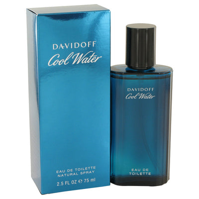 An image displaying COOL WATER by Davidoff Eau De Toilette Spray for Men by Davidoff
