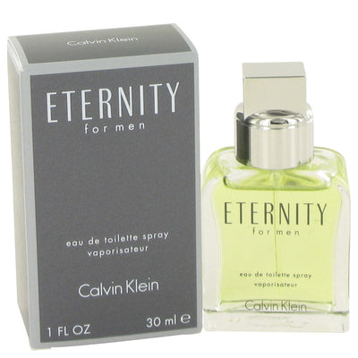 An image displaying ETERNITY by Calvin Klein Eau De Toilette Spray for Men by Calvin Klein