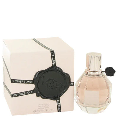 An image displaying Flowerbomb by Viktor & Rolf Eau De Parfum Spray for Women by Viktor & Rolf