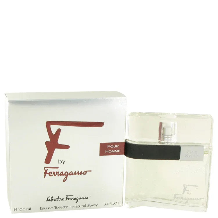 An image displaying F by Salvatore Ferragamo Eau De Toilette Spray for Men by Salvatore Ferragamo