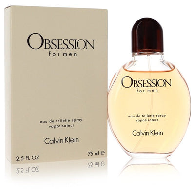 An image displaying OBSESSION by Calvin Klein Eau De Toilette Spray for Men by Calvin Klein