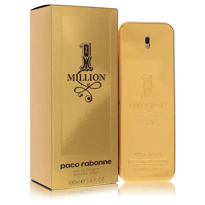 An image displaying 1 Million by Paco Rabanne Eau De Toilette Spray by Paco Rabanne