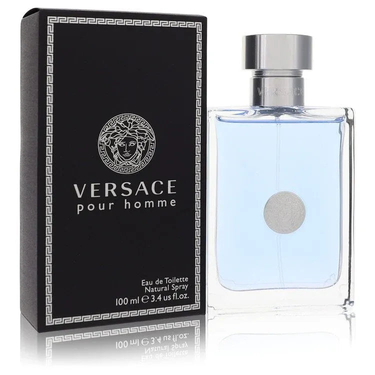 An image displaying Versace Pour Homme by Versace Eau De Toilette Spray for Men by Versace