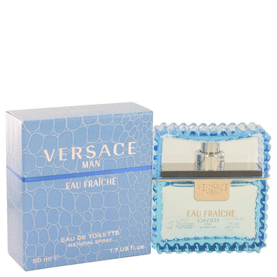 An image displaying Versace Man by Versace Eau Fraiche Eau De Toilette Spray for Men by Versace