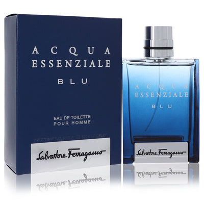 An image displaying Acqua Essenziale Blu by Salvatore Ferragamo oz for Men by Salvatore Ferragamo