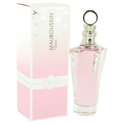 An image displaying Mauboussin Rose Pour Elle by Mauboussin Eau De Parfum Spray for Women by Mauboussin