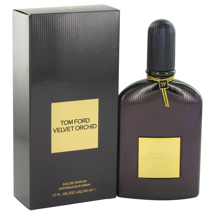 An image displaying Tom Ford Velvet Orchid by Tom Ford Eau De Parfum Spray for Women by Tom Ford