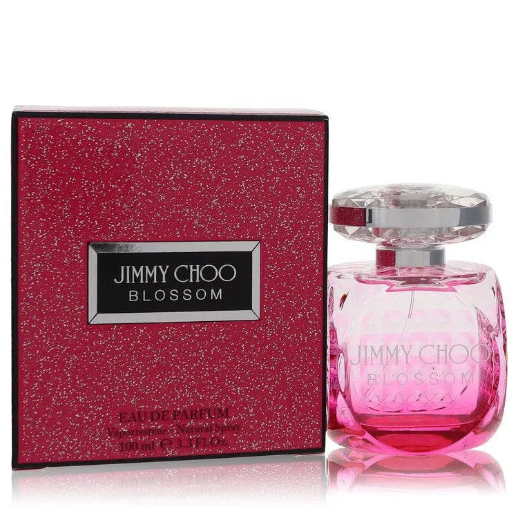 An image displaying Jimmy Choo Blossom by Jimmy Choo Eau De Parfum Spray 3.3 oz for Women by Jimmy Choo