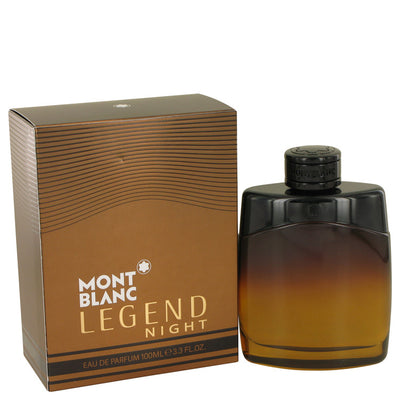 An image displaying Montblanc Legend Night by Mont Blanc Eau De Parfum Spray for Men by Mont Blanc
