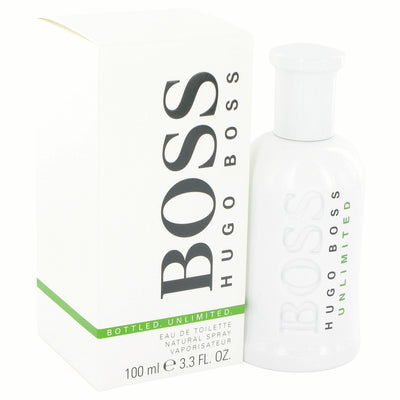 An image displaying Boss Bottled Unlimited by Hugo Boss Eau De Toilette Spray for Men by Hugo Boss