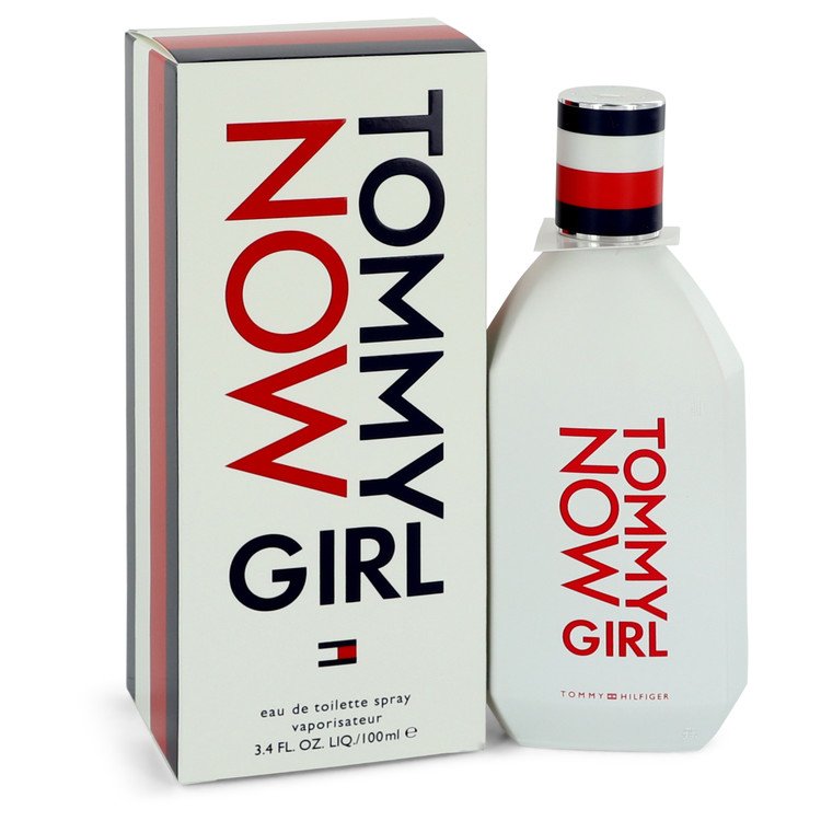 An image displaying Tommy Girl Now by Tommy Hilfiger Eau De Toilette Spray 3.4 oz for Women by Tommy Hilfiger