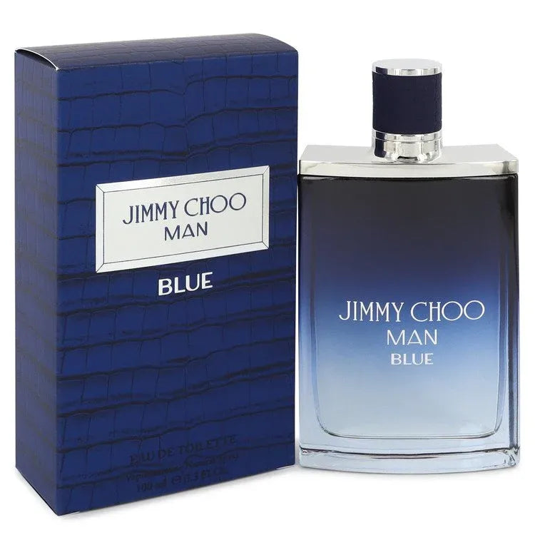 An image displaying Jimmy Choo Man Blue by Jimmy Choo Eau De Toilette Spray for Men by Jimmy Choo