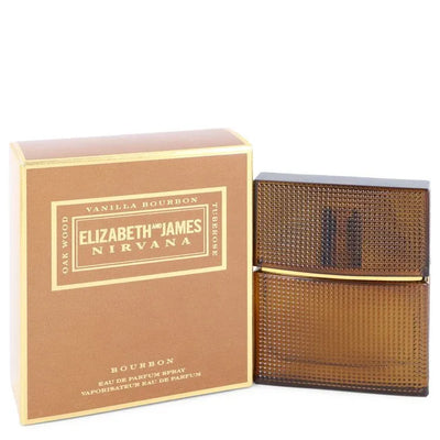 An image displaying Nirvana Bourbon by Elizabeth and James Eau De Parfum Spray for Women by Elizabeth and James