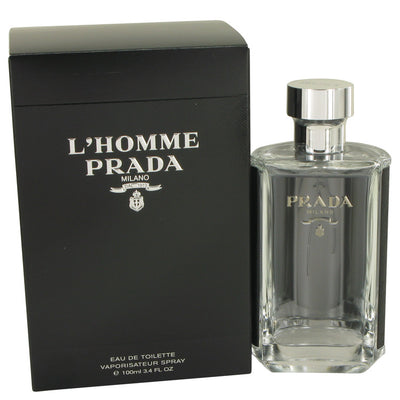 An image displaying L'homme Prada by Prada Eau De Toilette Spray for Men by Prada