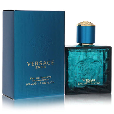 An image displaying Versace Eros by Versace Eau De Toilette Spray for Men by Versace