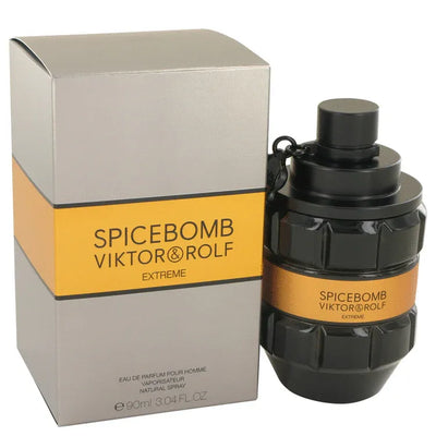 An image displaying Spicebomb Extreme by Viktor & Rolf Eau De Parfum Spray for Men by Viktor & Rolf