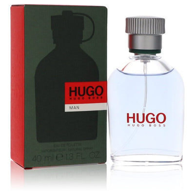 An image displaying HUGO by Hugo Boss Eau De Toilette Spray for Men by Hugo Boss