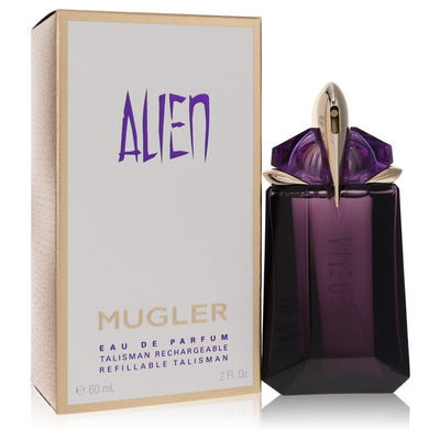 An image displaying Alien by Thierry Mugler Eau De Parfum Refillable Spray 2 oz for Women by Thierry Mugler