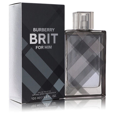 An image displaying Burberry Brit by Burberry Eau De Toilette Spray for Men by Burberry