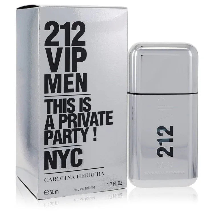 An image displaying 212 Vip by Carolina Herrera Eau De Toilette Spray for Men by Carolina Herrera