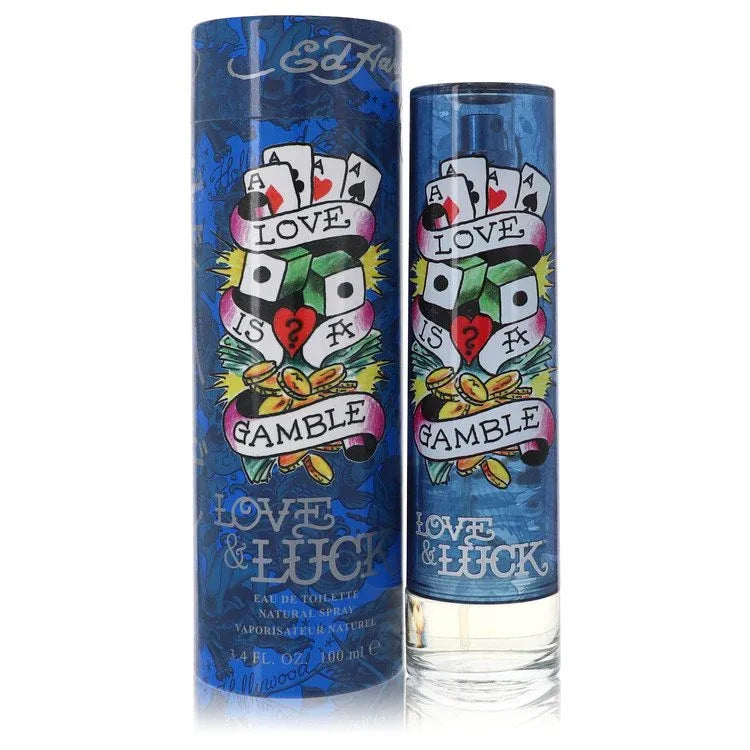 An image displaying Love & Luck by Christian Audigier Eau De Toilette Spray for Men by Christian Audigier